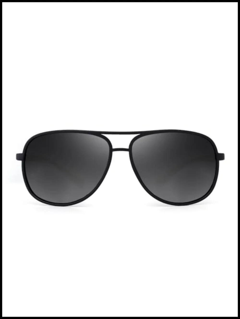 Retro Polarized Aviator Sunglasses TR90 Temples UV400 Protection Lightweight